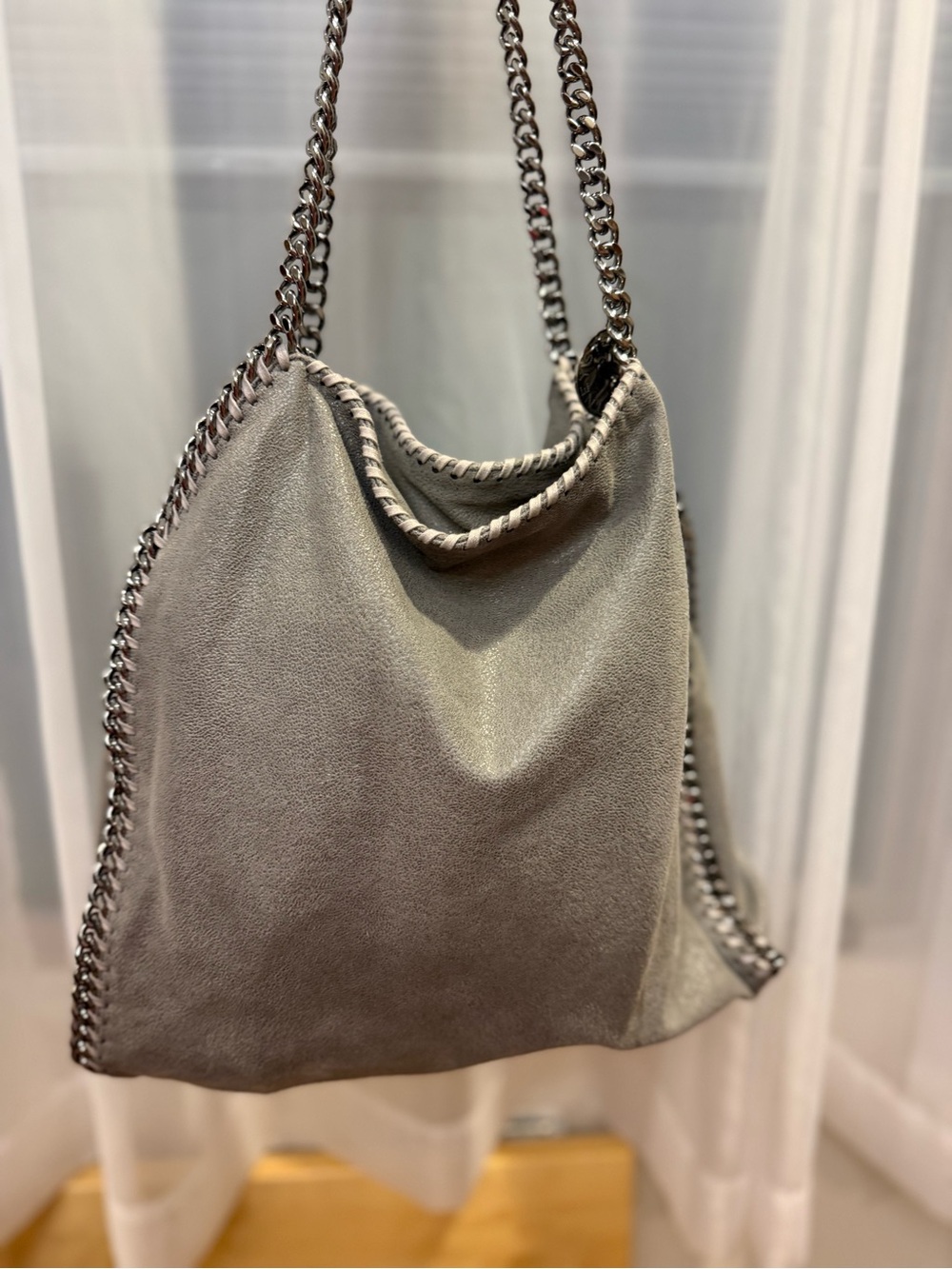Stella McCartney Large Falabella Tote Grey